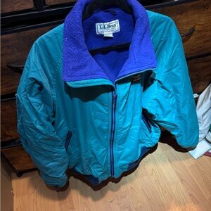 L.L. Bean Deep Blue Fleece Jacket